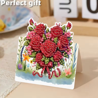 Diamond Painting6 Stück Geburtstagskarten